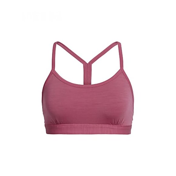icebreaker GT Merino Cool Lite Tiki Sports Bra Pink Size Small - Picture 1 of 5